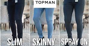 What Are The Best Style Of Topman Jeans? (Slim vs. Skinny vs. Spray on)