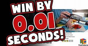 Christopher Yen Beats Tymon Kolasinski by .01 seconds! | Cubing at Home