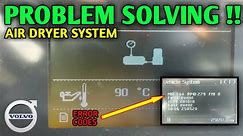 Volvo Trucks Air Dryer Problems - Reset Parameter Air Dryer Using Tech Tool on Volvo FM 440 V2.