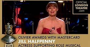 Jill Halfpenny wins Best Supporting Role in a Musical | Olivier Awards 2011 with Mastercard
