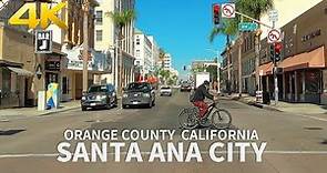 [4K] Driving Santa Ana City in Orange County, California, 4K UHD