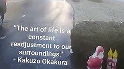 "The art of life is a constant readjustment to our surroundings." - Kakuzo Okakura #thoughtstoponder | TikTok Viral Videos
