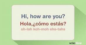 How to Say Hello in Spanish