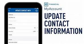 How to Update Your Contact Information on the MyAccount Mobile App | GM Financial