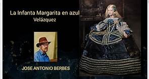 Velázquez. La Infanta Margarita en Azul. Copia al oleo de José A. Berbes