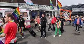 Bury Market - It was excellent seeing the Rainbow Walk...