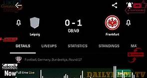 Ansgar Knauff Goal, RB Leipzig vs Frankfurt