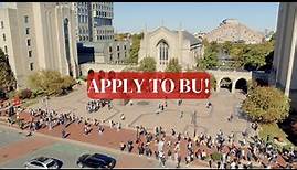 Apply to Boston University!