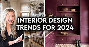 TOP 10 INTERIOR DESIGN + HOME DECOR TRENDS FOR 2024