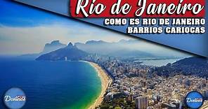 COMO ES RIO DE JANEIRO. RIO PARA TURISTAS (MAPA DE LA CIUDAD) SABES COMO ES RIO?
