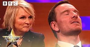 Where NOT to fall asleep ft. Jennifer Saunders and Michael Fassbender | The Graham Norton Show - BBC
