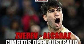 Directo | Zverev vs Carlos Alcaraz, cuartos de final del Open de Australia hoy en vivo RADIO MARCA