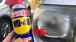 The TRUTH about WD 40 vs Headlights!