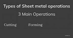 Sheet Metal Process: What You Need To Know