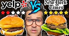 Yelp Review vs. Food Critic Taste Test