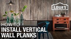 How To Install Laminate Planks Vertically On A Wall