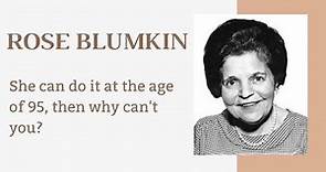 Rose Blumkin Biography | Success story