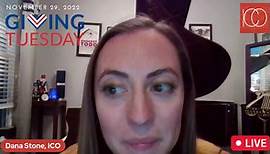 Giving Tuesday Live with Dana Stone