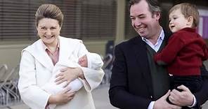 Prince Guillaume and Princess Stephanie left hospital with their newborn baby boy