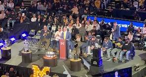 Jim Harbaugh Delivers Speech To Michigan Team 144, Wolverines Fans During National Title Celebration