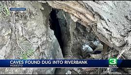 Caves discovered along Tuolumne River in Modesto, city plans to keep people away