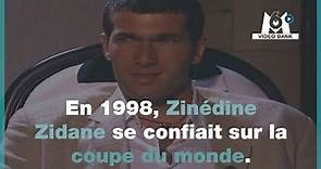 Zinédine Zidane en 1998 // Extrait archives M6 Video Bank