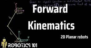 Forward Kinematics of robots | Planar 2D robots | Robotics 101