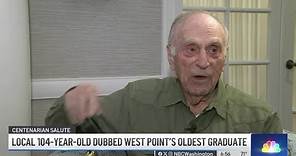104 Year Old West Point's Oldest Graduate