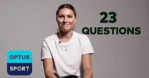 23 QUESTIONS: Steph Catley's best karaoke song, advice, and coffee order