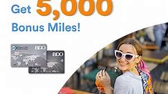 Get 5,000 Bonus Miles with your BDO Diners Club Credit Card