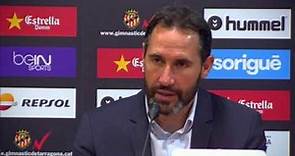 Rueda de prensa de Vicente Moreno tras el Gimnàstic de Tarragona (0-0) Real Oviedo