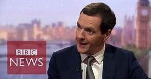 George Osbourne on Andrew Marr (06/09/2015) - BBC News