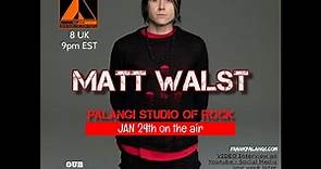 Matt Walst (Three Days Grace, My Darkest Days) Interview - Palangi Studio Of Rock - Radio Wigwam