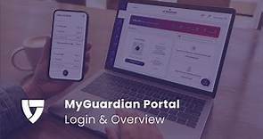 MyGuardian Portal: Login & Overview