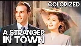 A Stranger in Town | COLORIZED | Frank Morgan | Classic Film | Romance | English