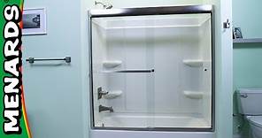 Tub and Shower Door Installation - Menards