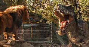 Welcome to Jurassic World / Lion vs T Rex Scene - Jurassic World Fallen Kingdom (2018) Movie Clip HD