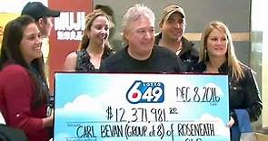 Ontario family celebrates $12.3 million lotto win