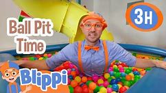 Colorful Playground Fun | Blippi and Meekah Best Friend Adventures | Educational Videos for Kids