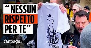 Salvini contestato in Polonia, il sindaco di Przemysl non lo riceve e mostra la maglietta di Putin