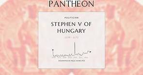 Stephen V of Hungary Biography - King of Hungary from 1270 to 1272