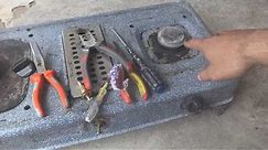 Gas stove burner repair. A DIY home repair for everybody