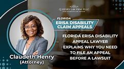 Florida ERISA Disability Appeal Lawyer Explains Why You Need To File An Appeal Before A Lawsuit