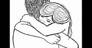 How to Draw Two People Hugging : Drawing Hugs Step by Step Drawing Tutorial