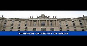 HUMBOLDT UNIVERSITY BERLIN, GERMANY: For International Students.