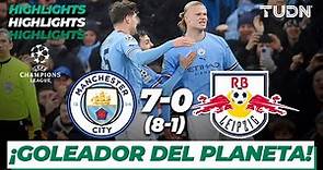 HIGHLIGHTS | Manchester City 7(8)-(1)0 RB Leipzig | Champions League 2022/23 - 8vos | TUDN