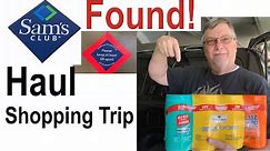 Sam's Club SHOPPING TRIP HAUL - YES, Limits on items plus antibacterial WIPES!