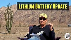 Review Update on our New Lithium Batteries (Lion Energy UT 1300)