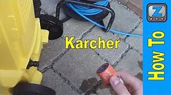 How to set up a Karcher K2 Pressure Washer