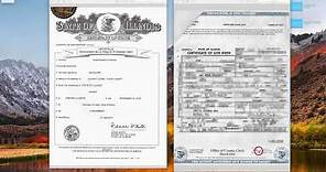 How to Apostille an Illinois Birth certificate